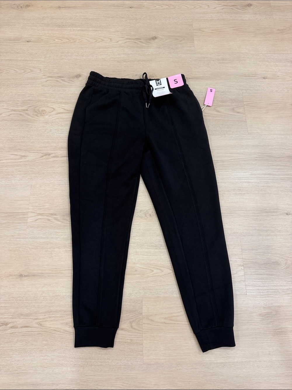 New Members Mark Small Black Jogger Pants - Brand Unspecified